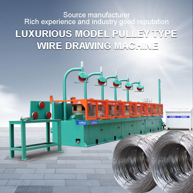 Luxurious Model Pulley Type Wire Drawing Machine